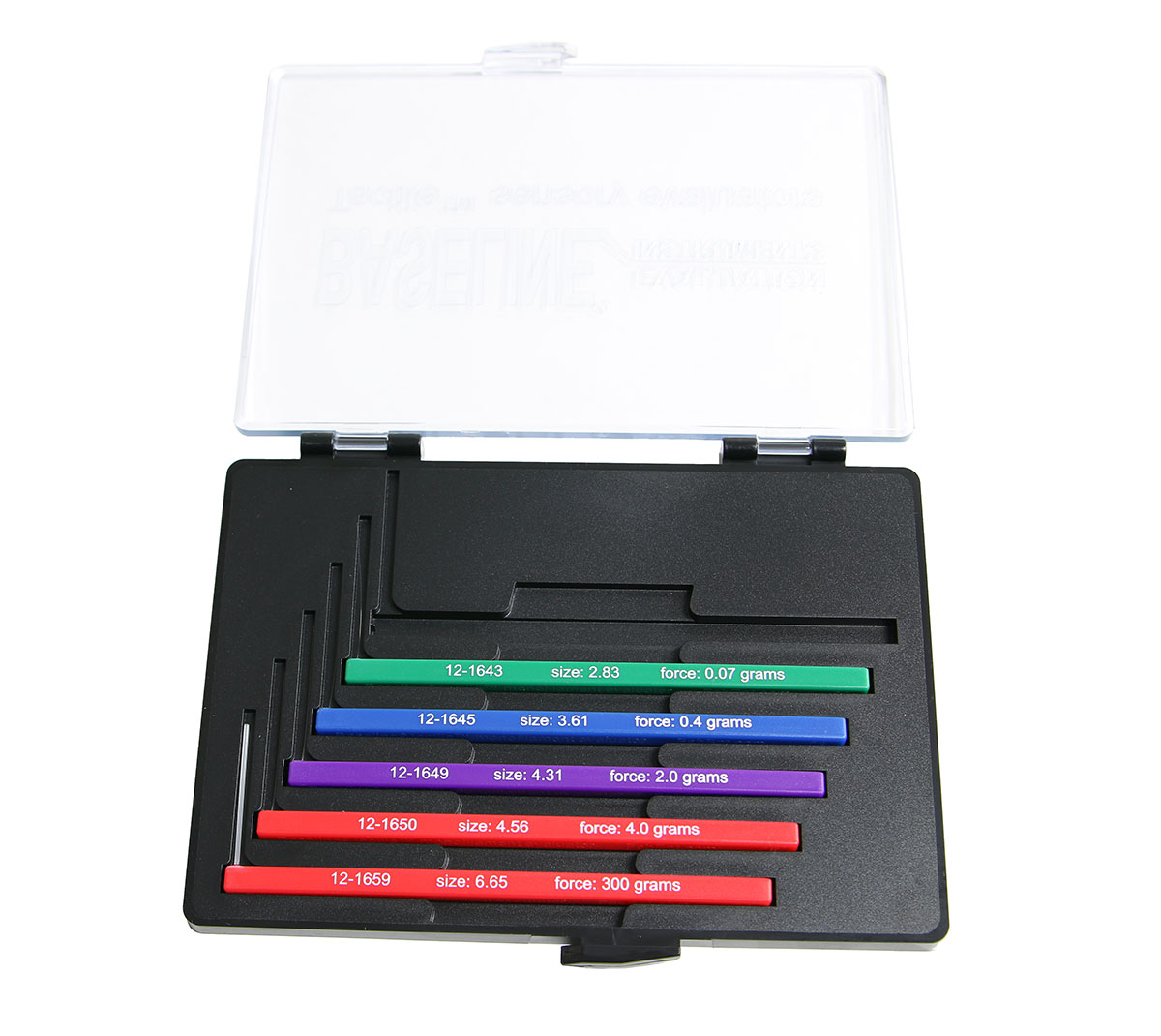Baseline Tactile Monofilament - 5-piece Set - Hand - 2.83 3.61 4.31 4.56 6.65 gram