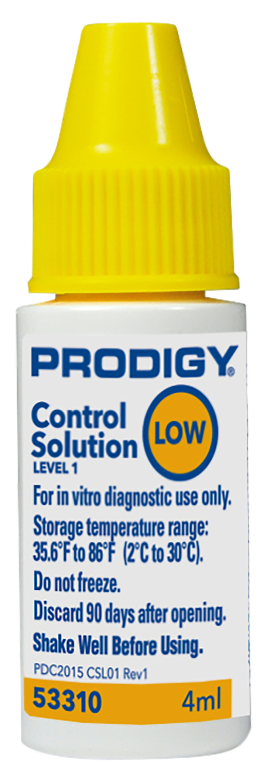 Prodigy Control Solution Low 4 ml