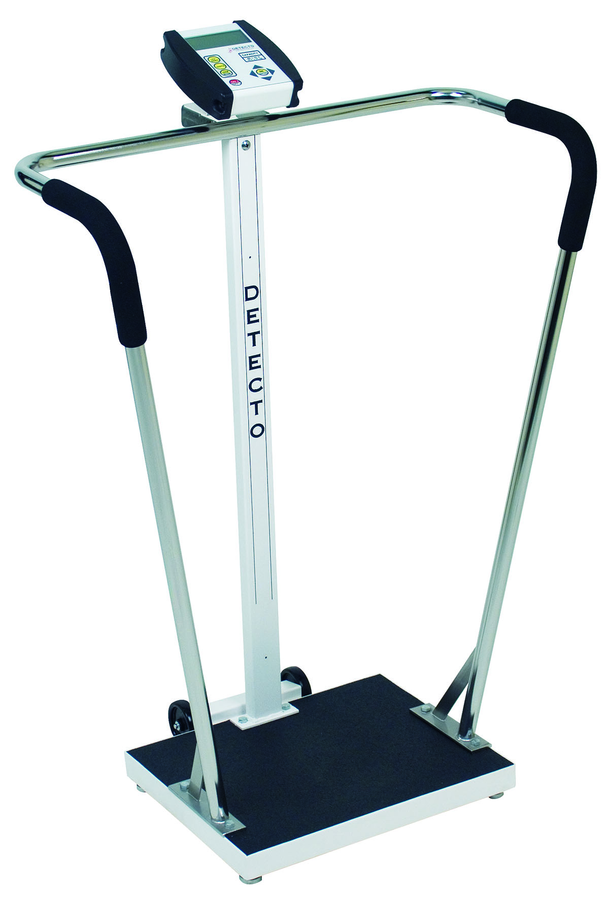 Detecto 6855 Bariatric Scale Digital 600 lb x .2 lb / 270 kg x .1 kg 18 x 14 Platform AC Adapter
