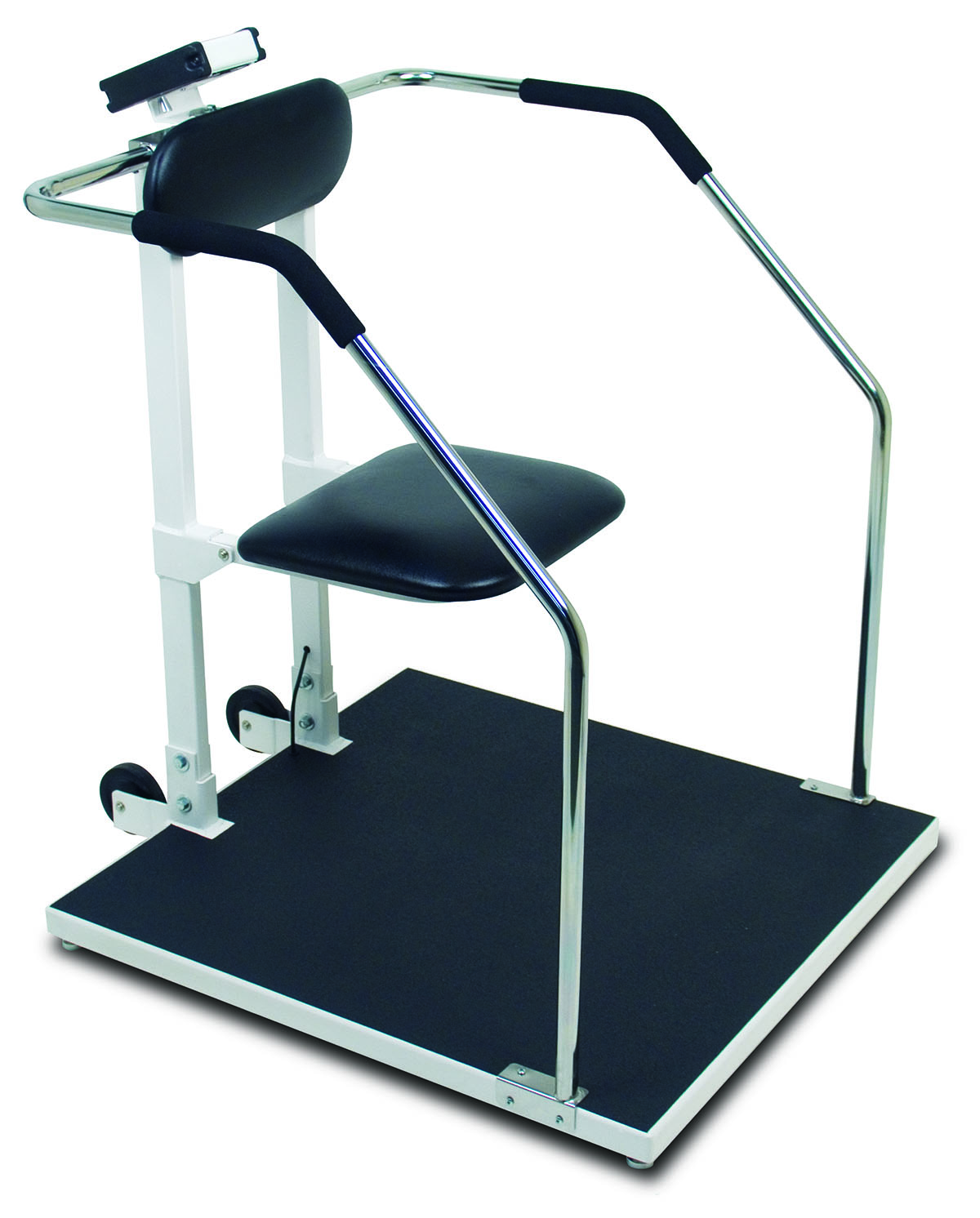 Detecto 6868 Bariatric Scale Digital 1000 lb x .2 lb / 450kg x .1 kg 32 x 34 Platform Seat AC Adaptor