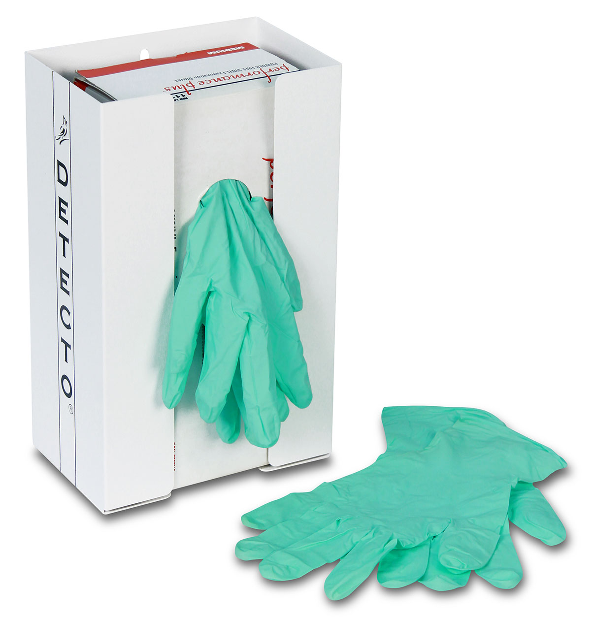 Detecto Glove Box Holder Wall Mount 1 Box White