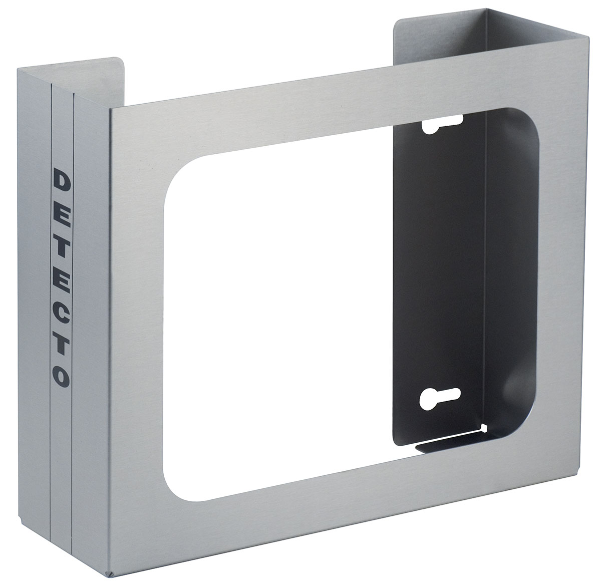 Detecto Glove Box Holder Wall Mount 2 Boxes Stainless Steel