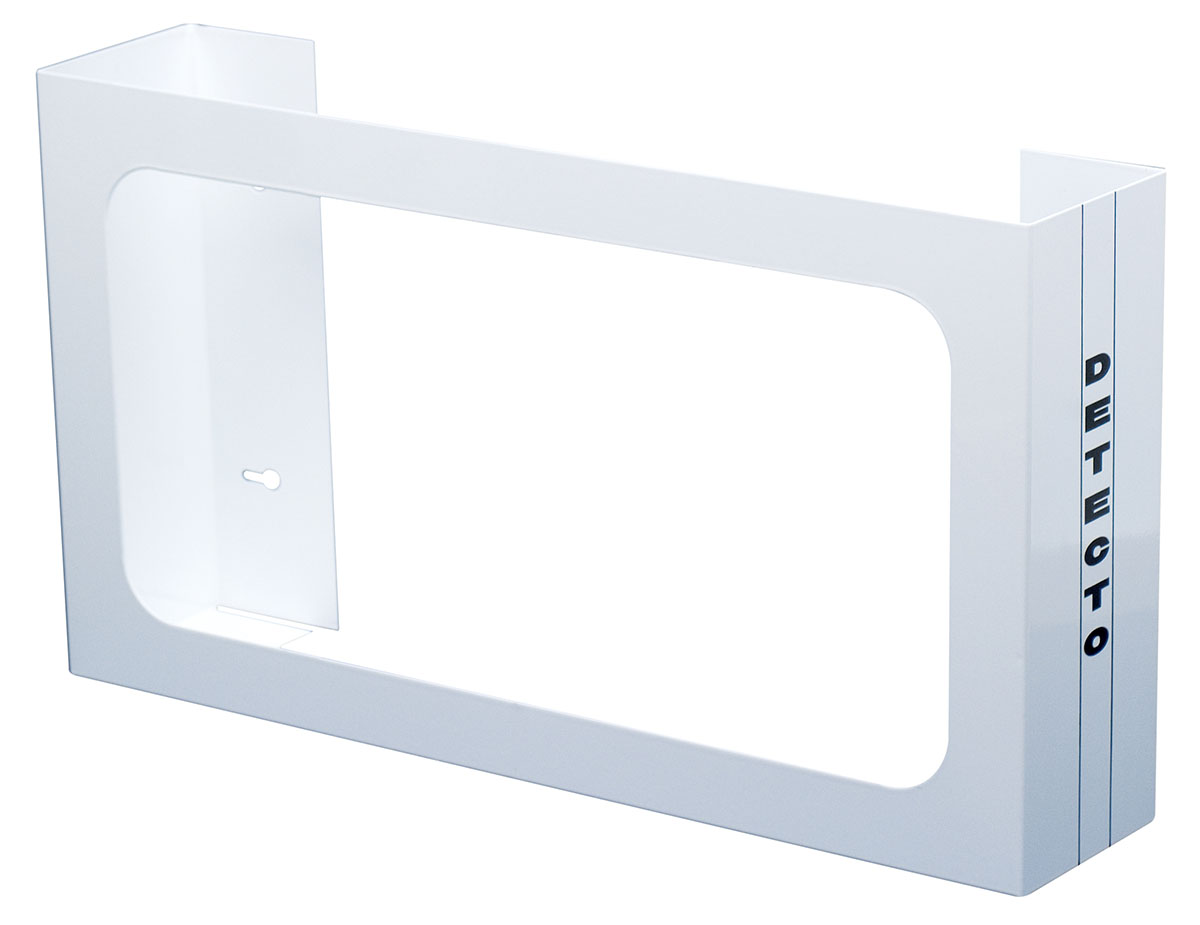 Detecto Glove Box Holder Wall Mount 3 Boxes White