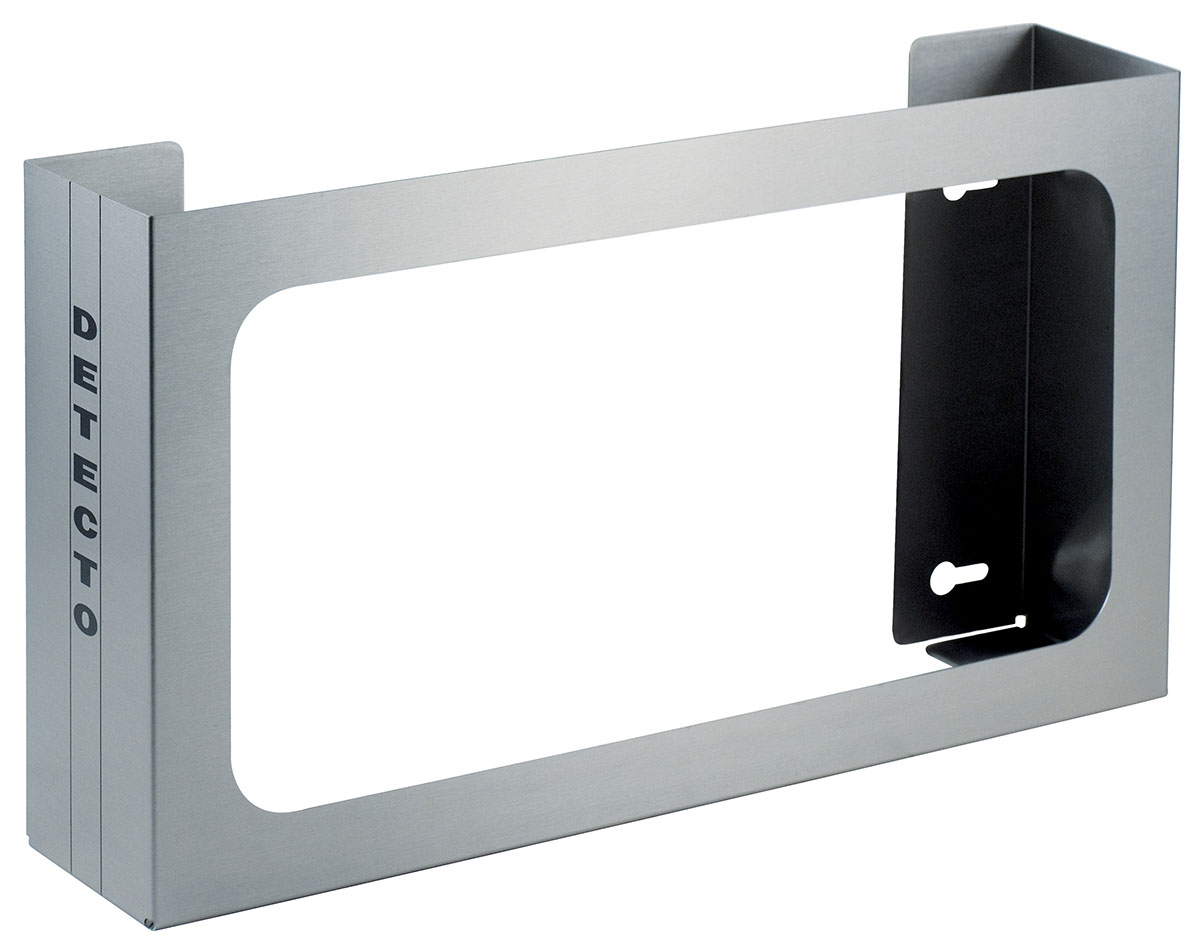 Detecto Glove Box Holder Wall Mount 3 Boxes Stainless Steel