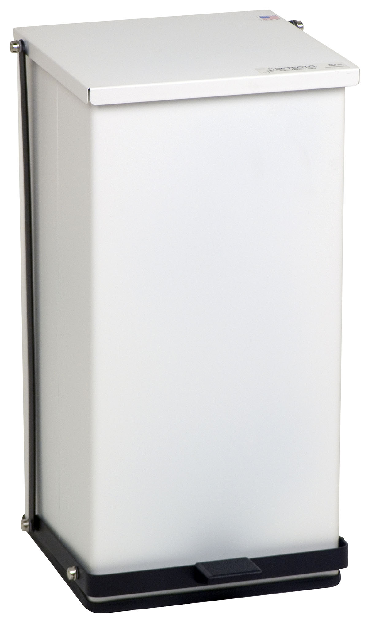 Detecto Step-On Can 100 Qt White