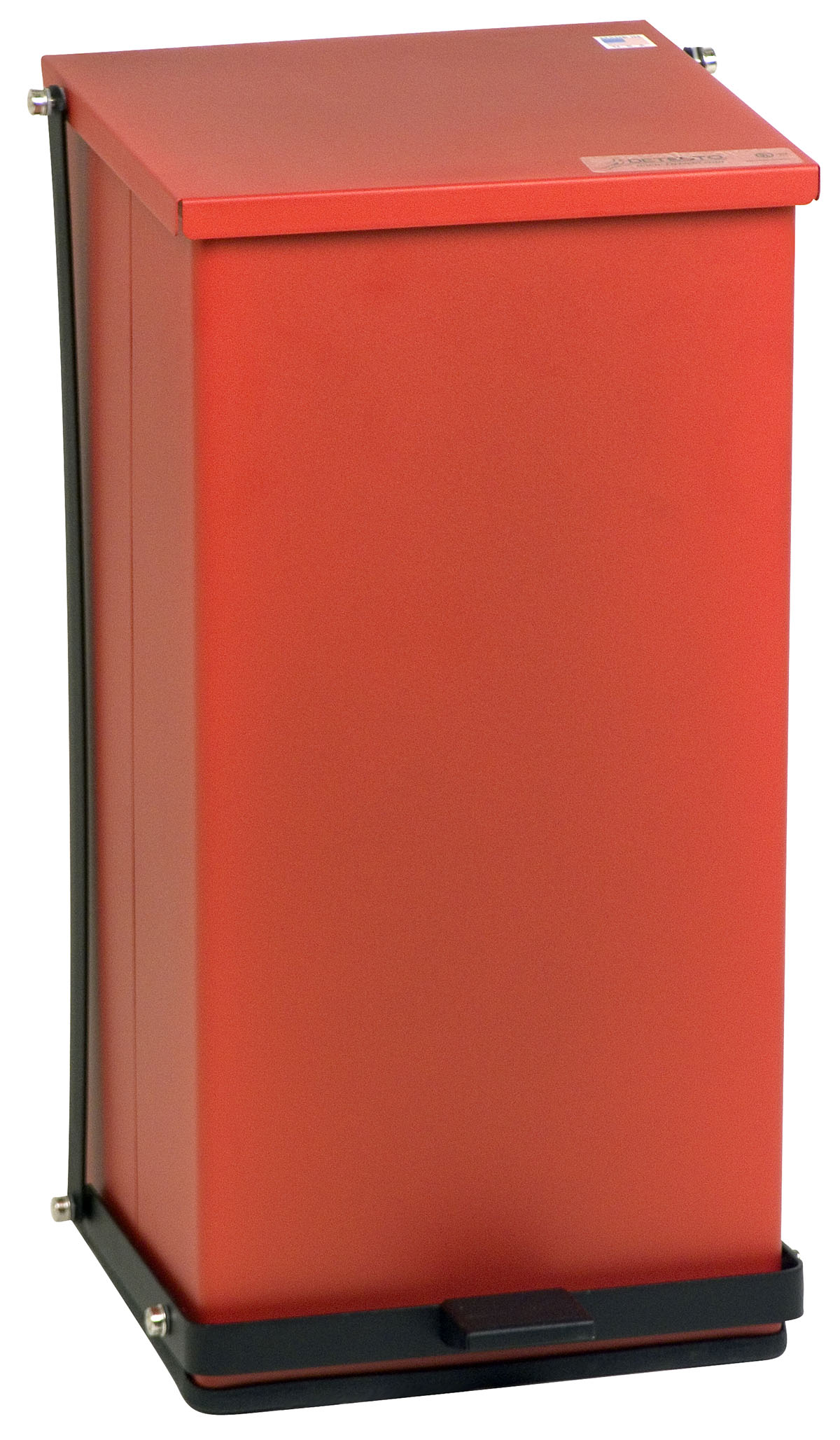 Detecto Step-On Can 100 Qt Red