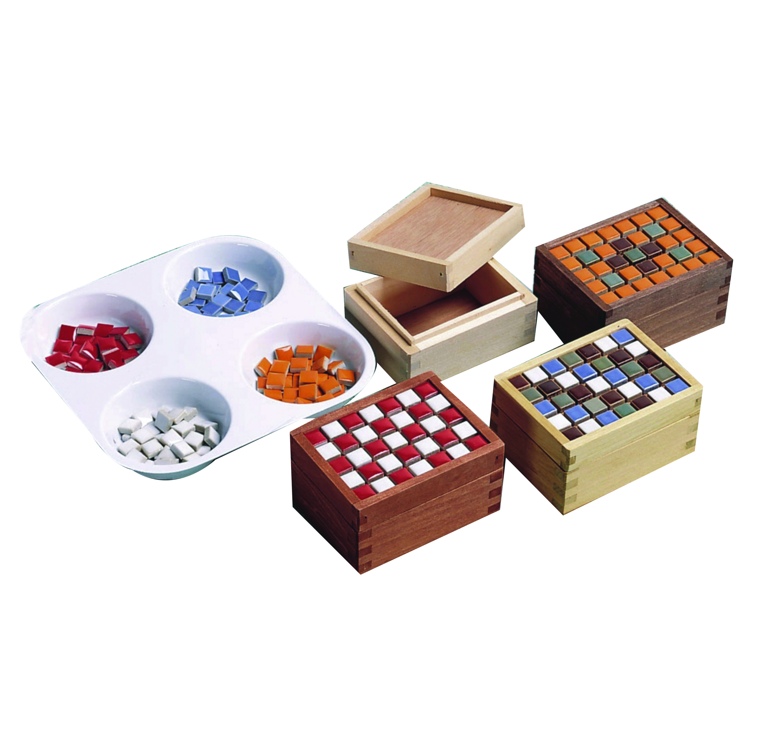 Allen Diagnostic Module Recessed Tile Boxes Pack of 6
