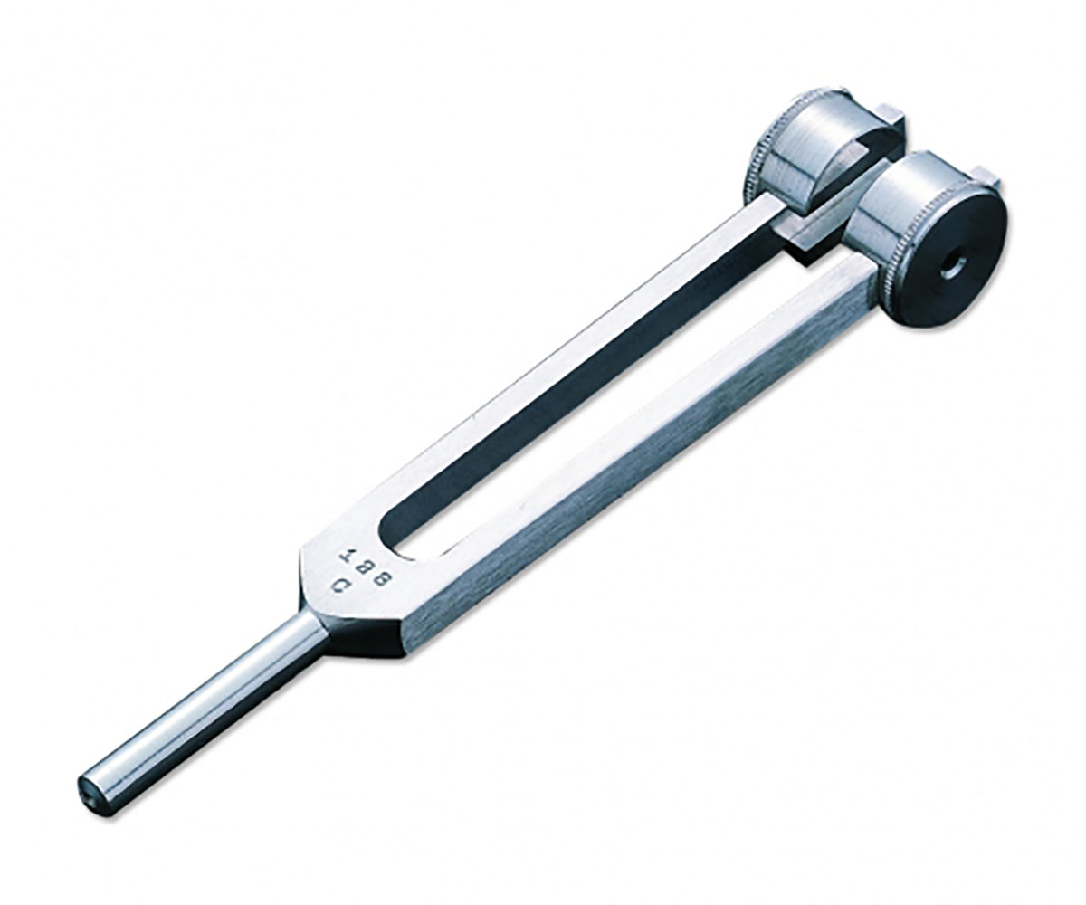 ADC Tuning Fork 1024 hz Satin aluminum