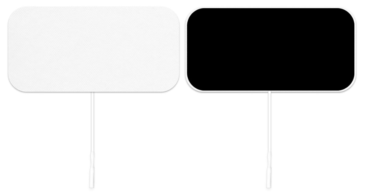 ValuTrode X white cloth 2 x 4 rectangle 40/case