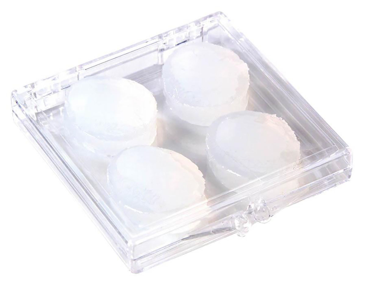 Apex Clear Silicone Ear Plugs 2 Pair