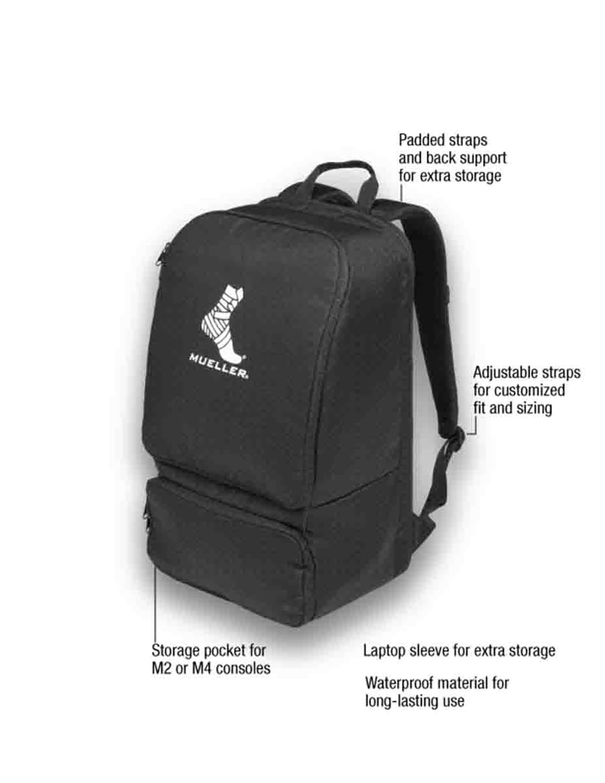 Mueller RecoveryCare REVIVE Adjustable Strap Backpack for M2 and M4