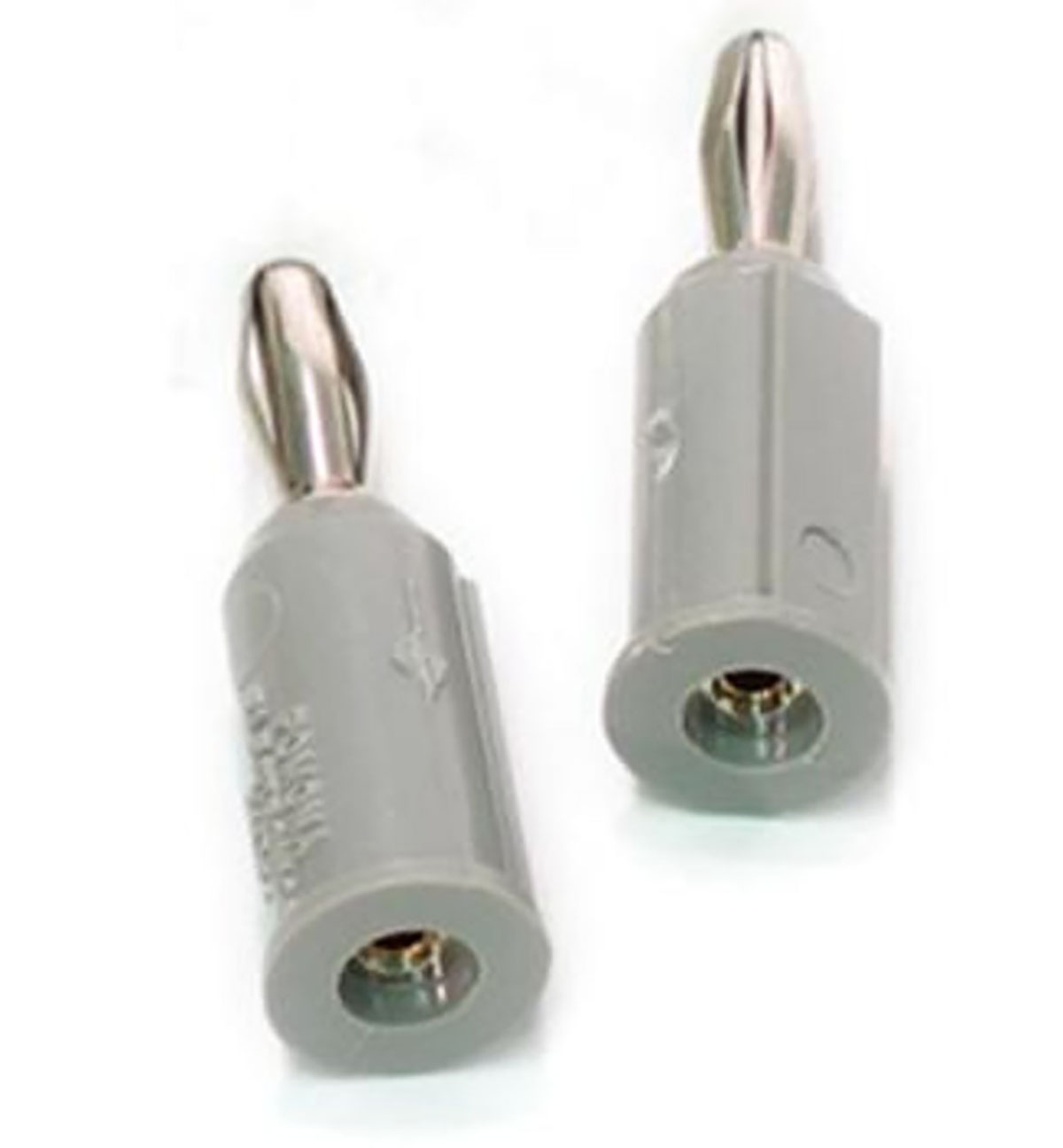 Mettler Pin to Banana Adapter Plug Grey - set of 4