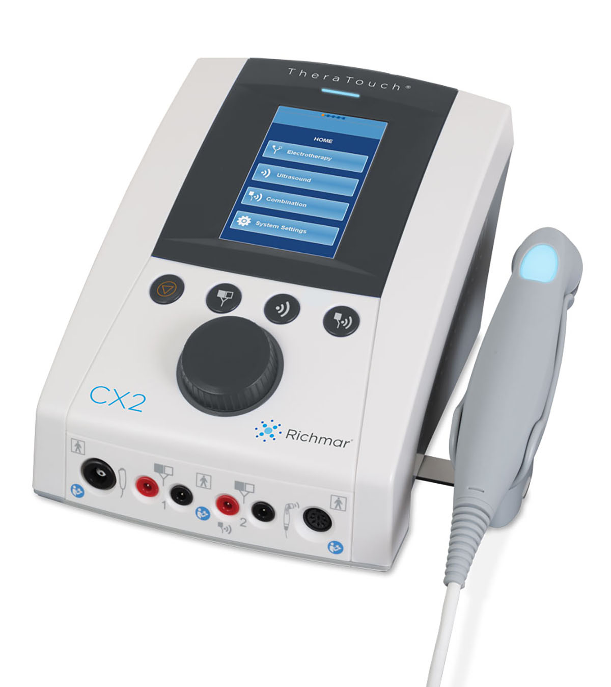 TheraTouch CX2 2-channel stim/ultrasound combo unit no cart