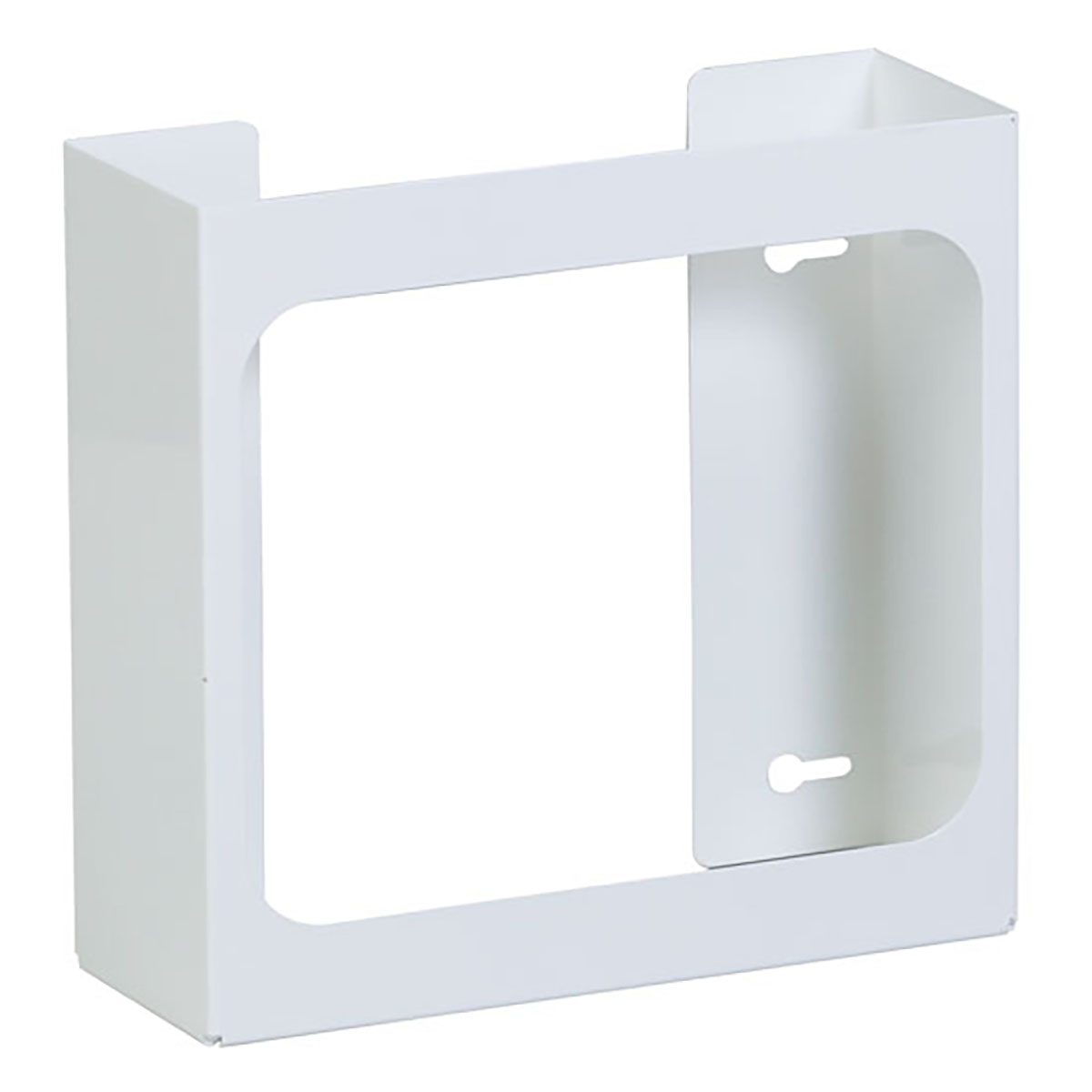 Clinton Glove Box Holder Double White Steel