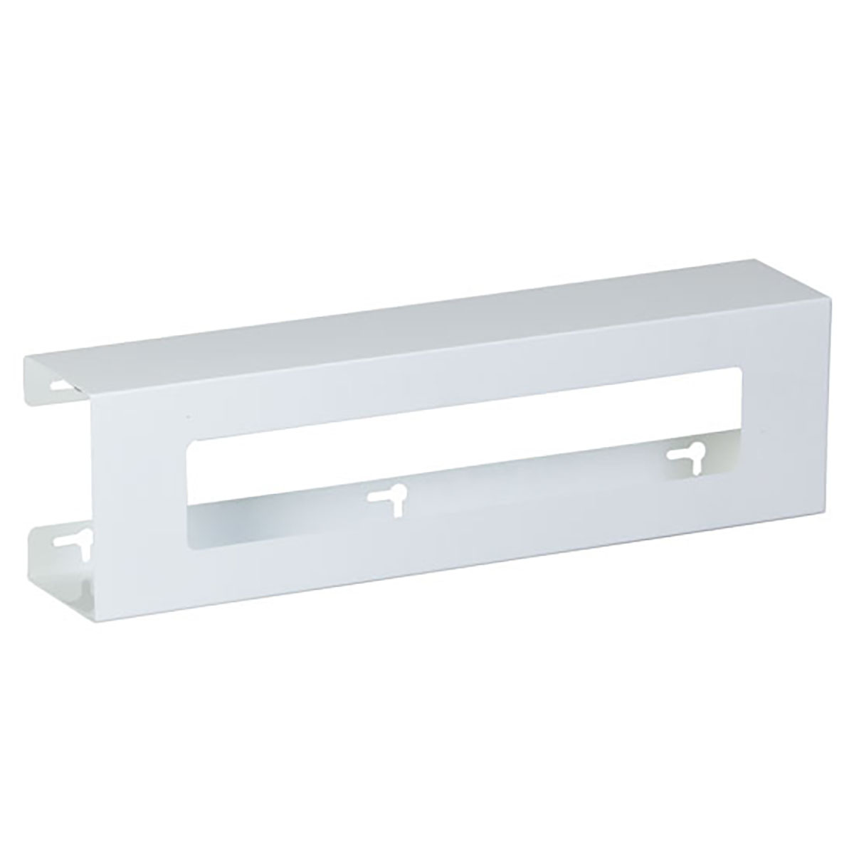 Clinton Glove Box Holder Double Slimline White Steel