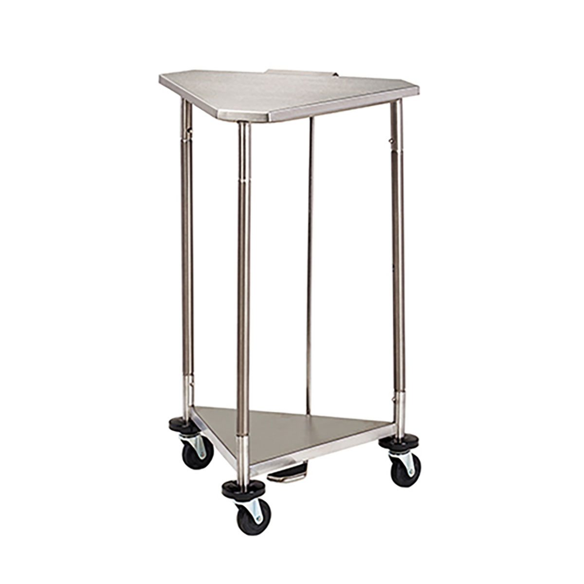 Clinton Triangular Tilt-Lid Hamper Stainless Steel 18