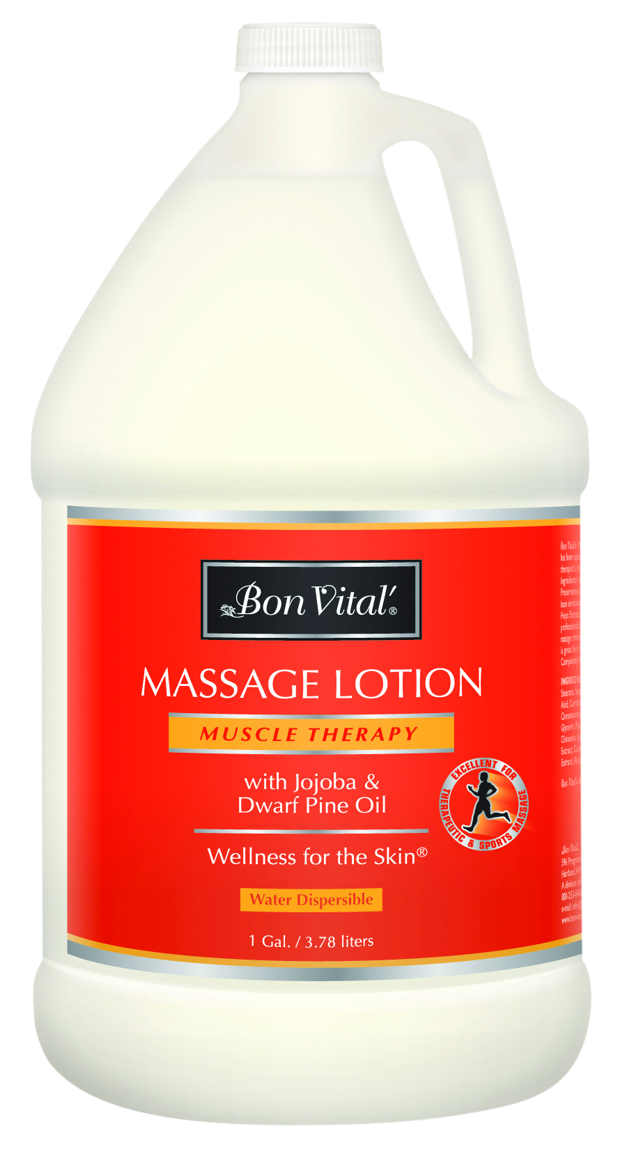 Bon Vital Muscle Therapy Massage Lotion - 1 gallon