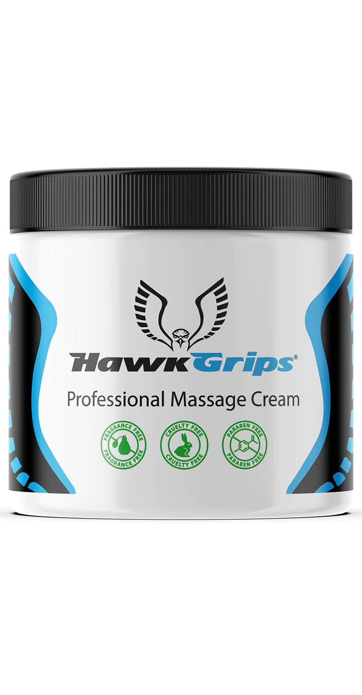HawkGrips Professional Massage Cream 8 oz. Jar Fragrance-Free Each