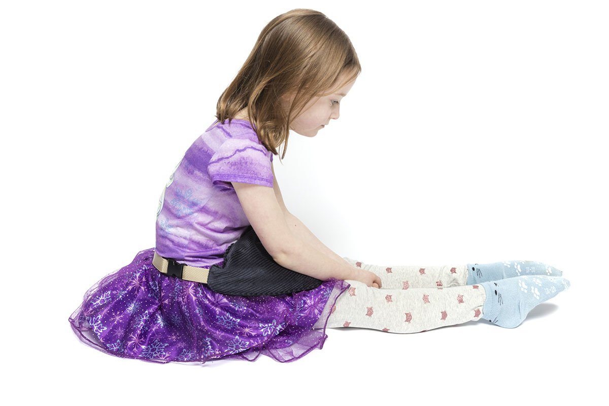 Sommerfly Sit Tight Weighted Lap Pad with Waist Strap Navy Blue Corduroy Small