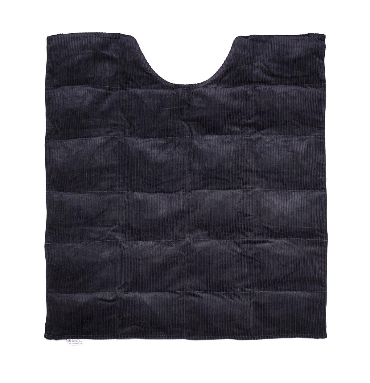 Sommerfly Sleep Tight Light Weighted Blanket Navy Blue Corduroy Medium