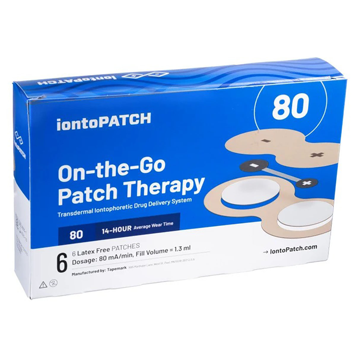 IontoPatch patch/Vial 80mA-min pack of 6