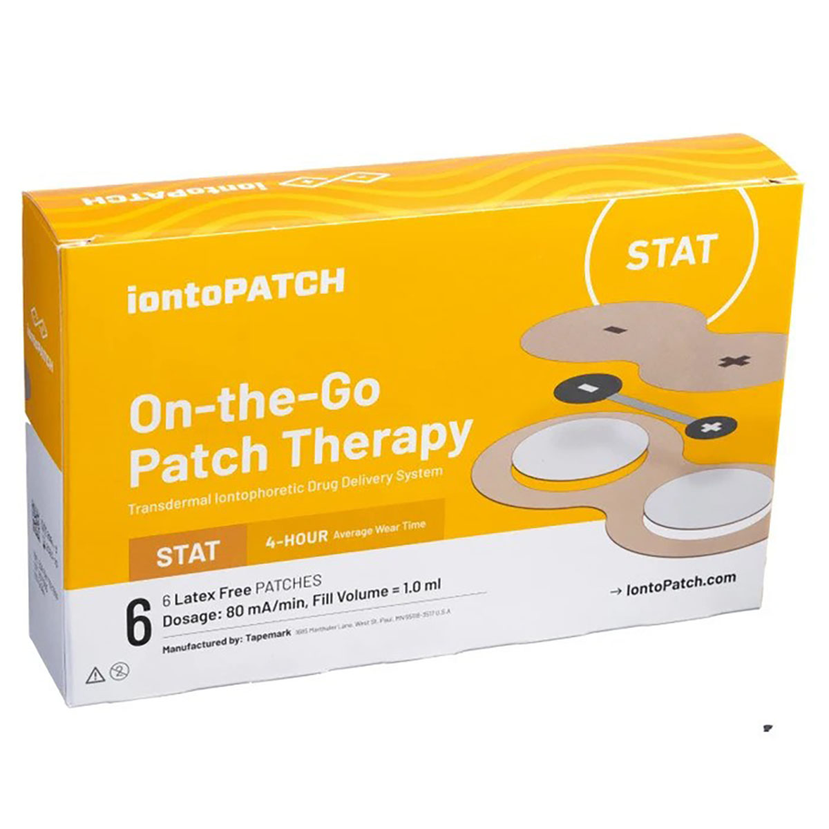 IontoPatch STAT patch/Vial 80mA-min pack of 6
