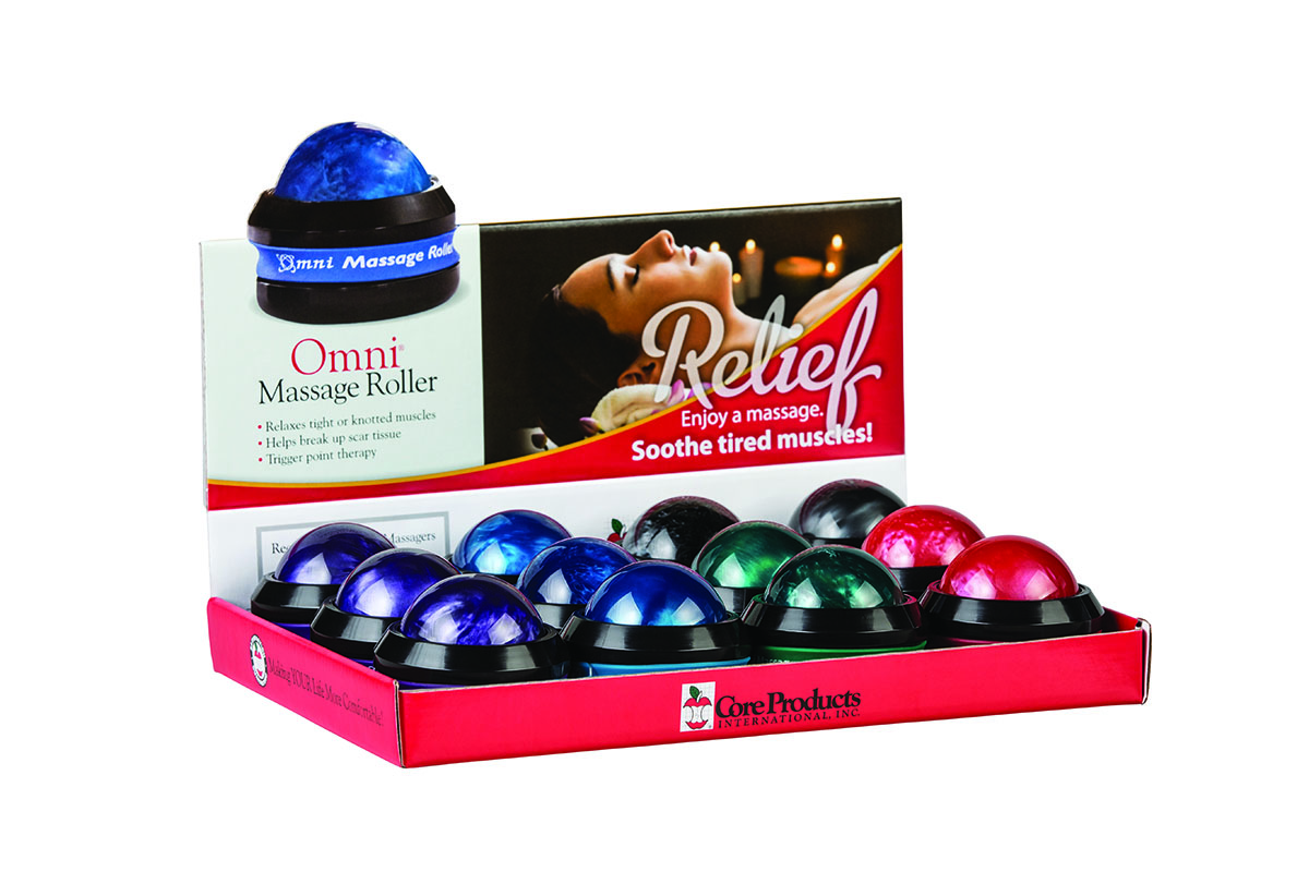 Omni Massage Roller Display Kit Case of 12