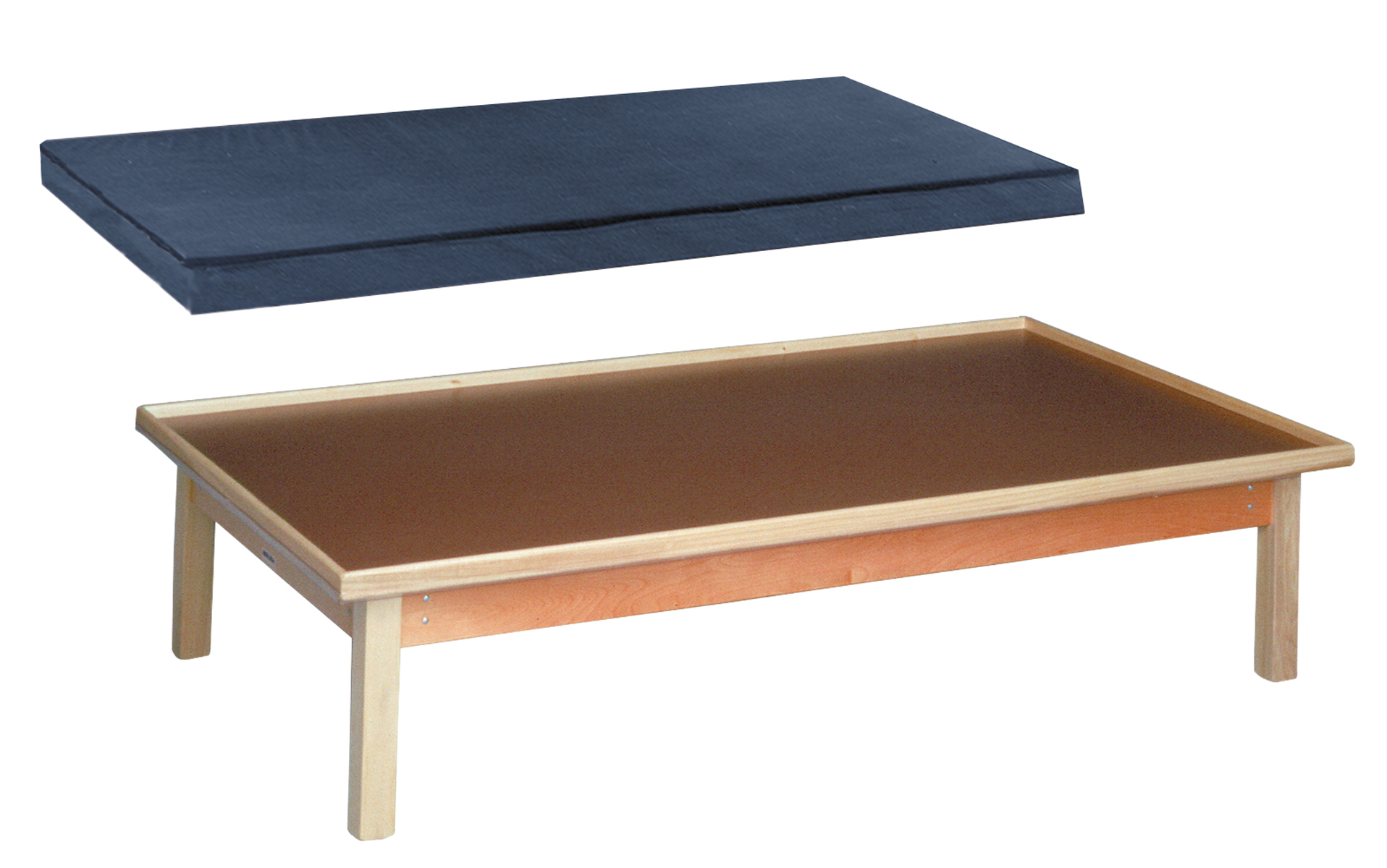 wooden platform table - 7' x 5' x 2 MAT ONLY