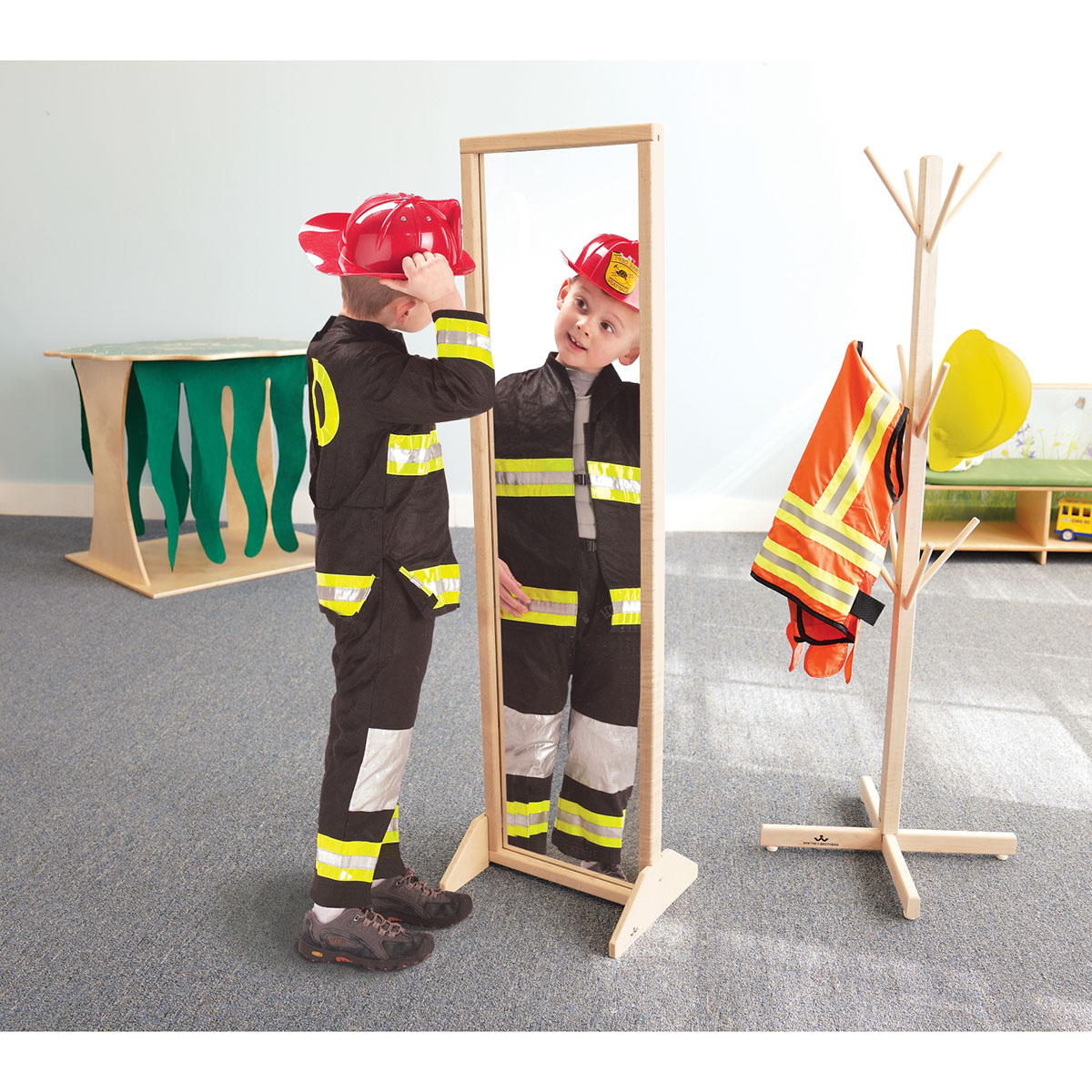 Vertical Or Horizontal Mirror with Stand
