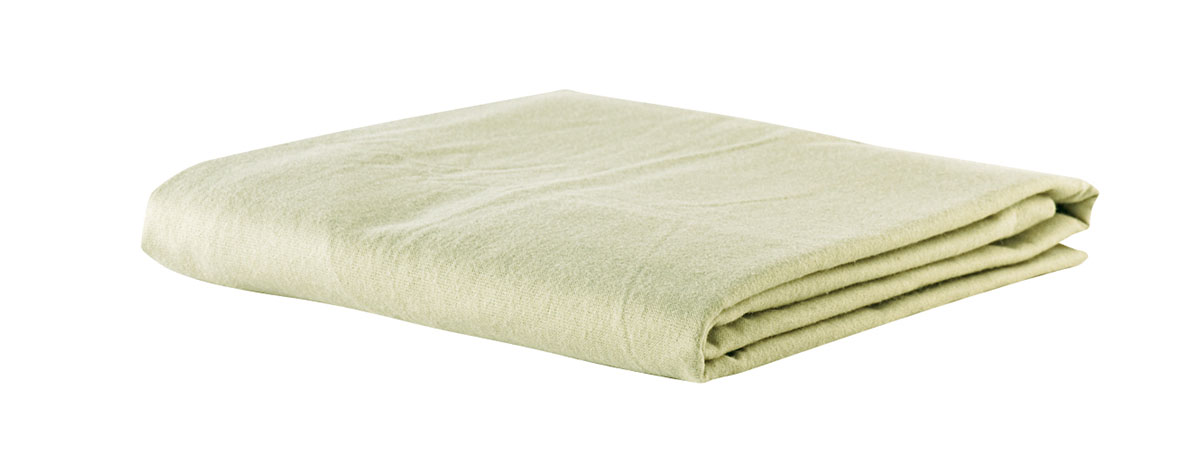 Massage Sheet Set - Includes: Fitted Flat and Cradle Sheets - Cotton Flannel - Sage