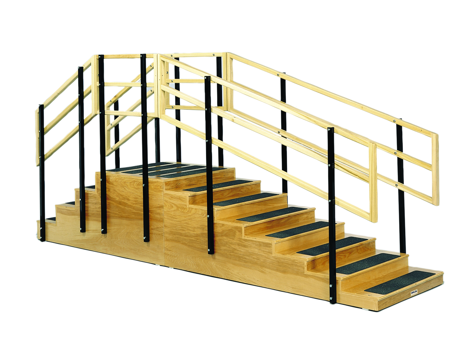 Training stairs convertible 4 and 8 steps with platform 24 x 24 platform