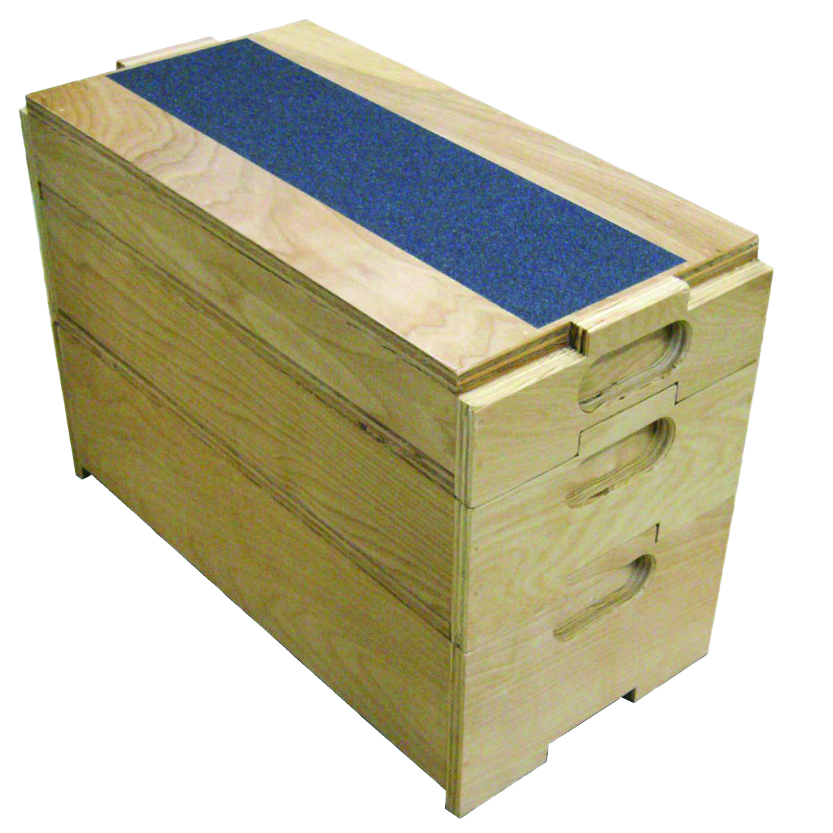 Stackable Stools - Set of 3 - 12 L x 24 W x 18 H - when stacked