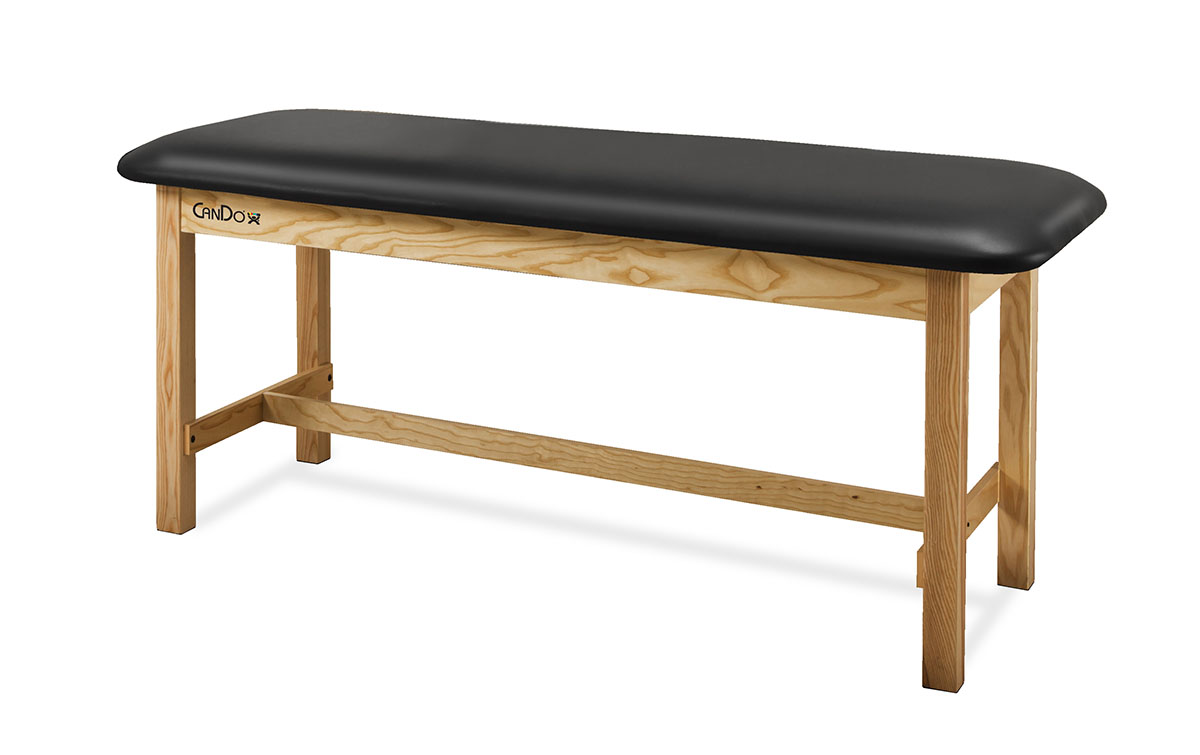 CanDo Treatment Table H-Brace w/Flat Top 400 LB Capacity 72L x 27W x 31H