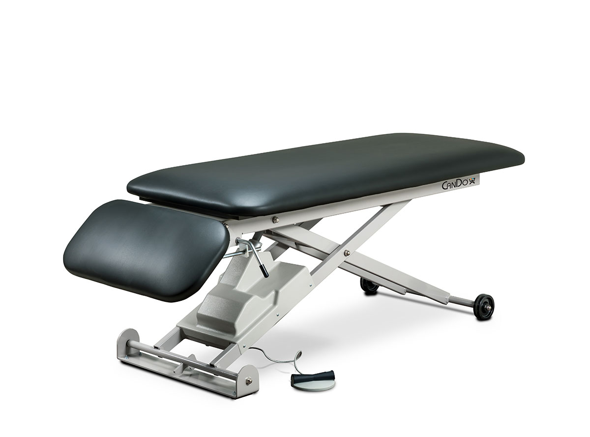 CanDo Hi-Lo Treatment Table 2-Section Upholstered Top Drop Section 76 x 27