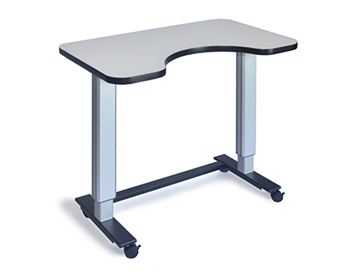 Multi-Purpose Mobile Table with Cutout 37 x 24