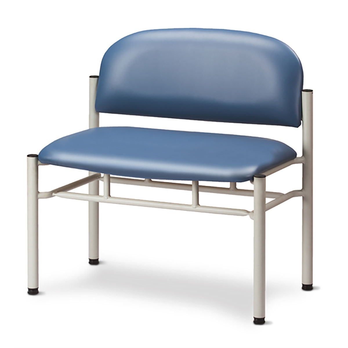 Clinton Gray Frame Chair No Arms Extra Wide