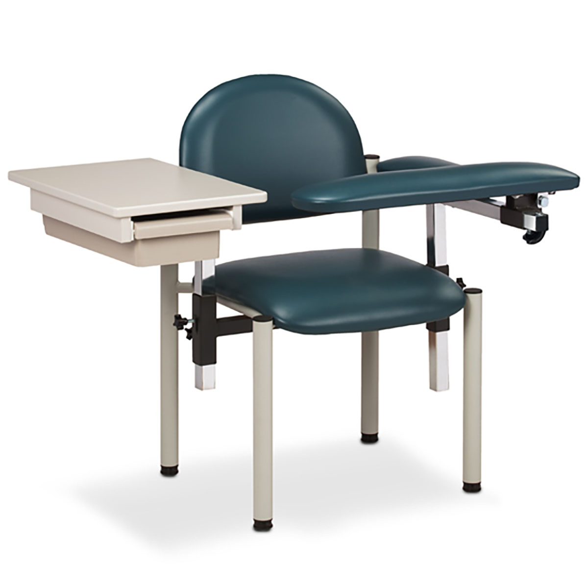 Clinton SC Series Phlebotomy Chair Padded Arms Drawer