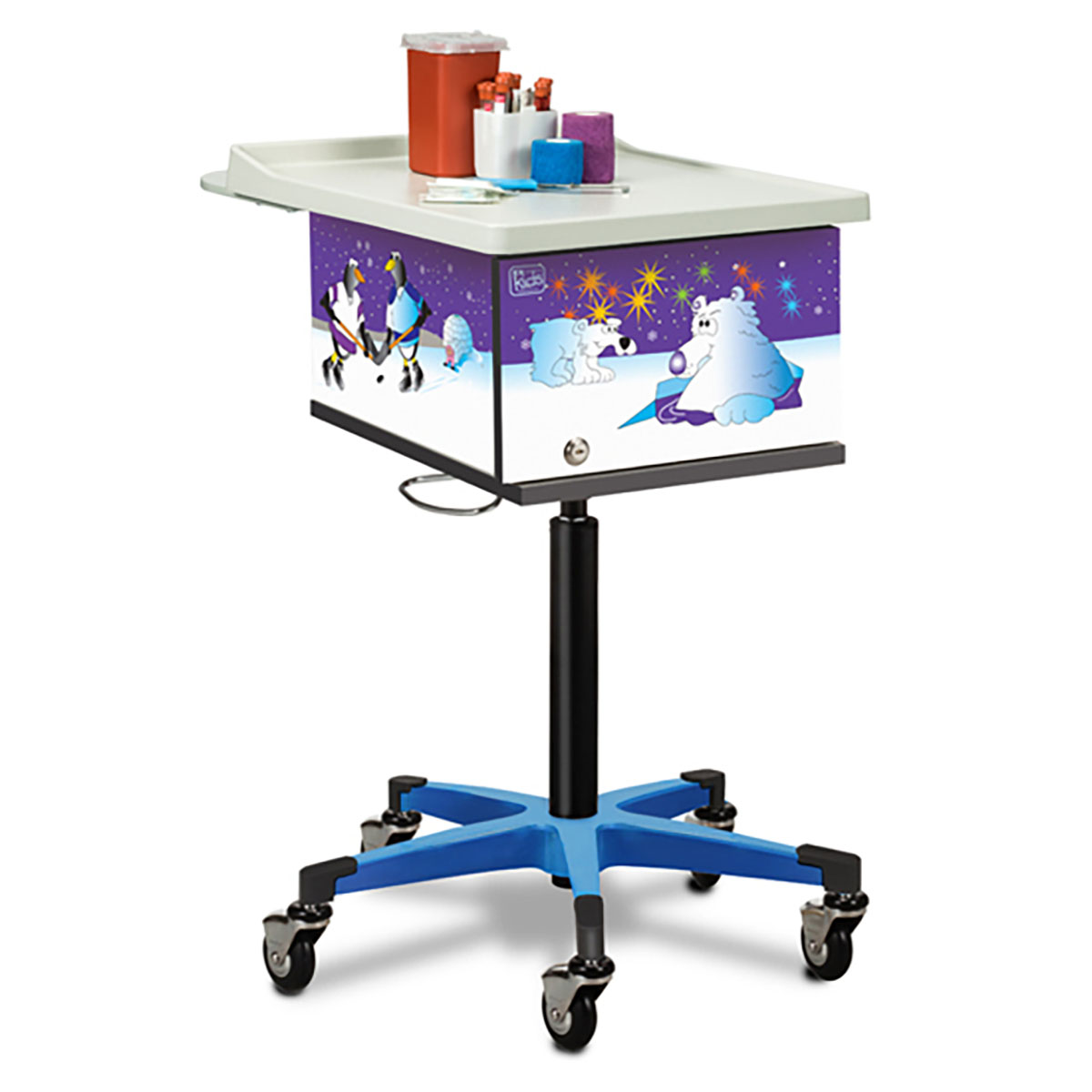 Clinton Phlebotomy Cart Pediatric/Cool Pals