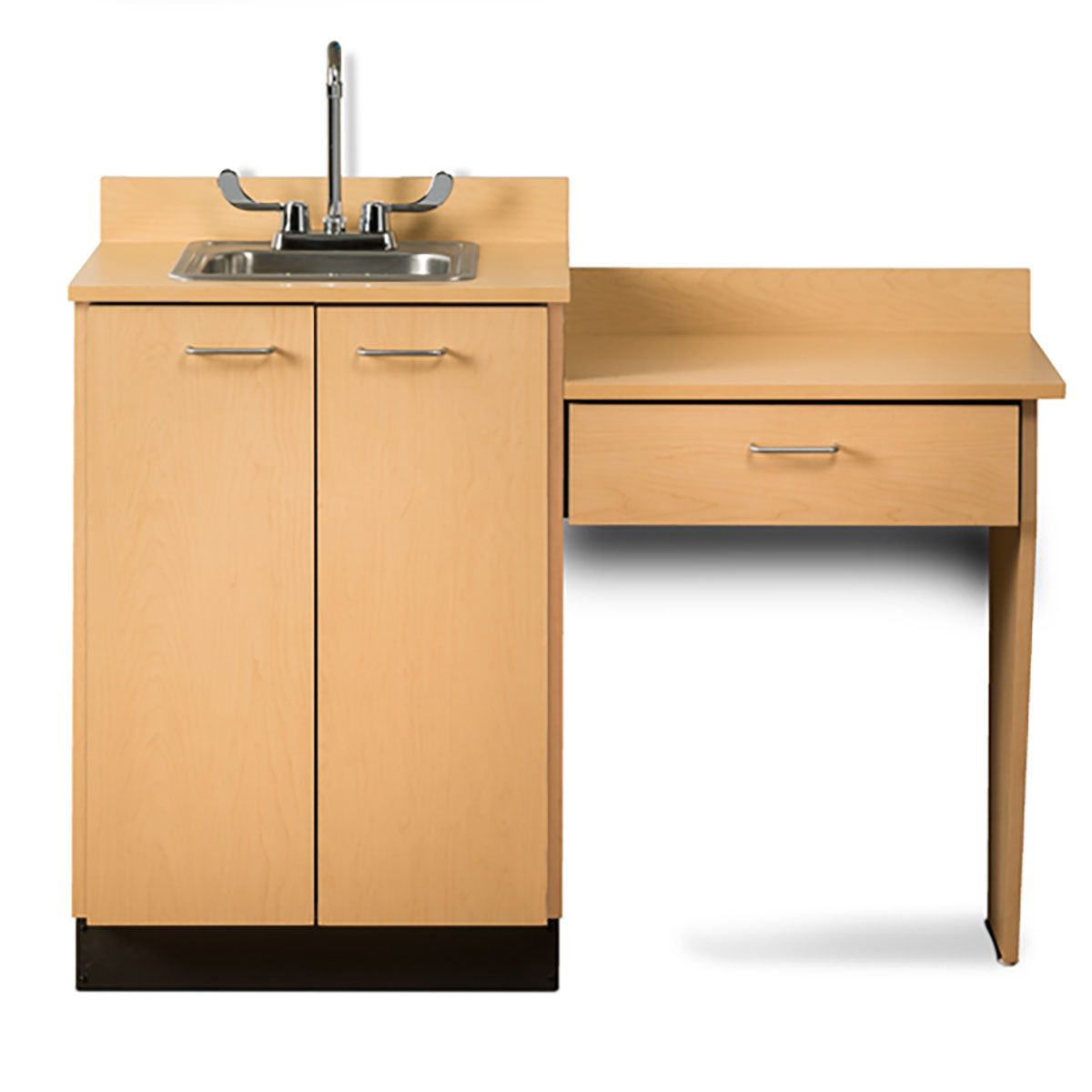 Clinton Base Cabinet Set 3 Doors 3 Drawers Desk 66L