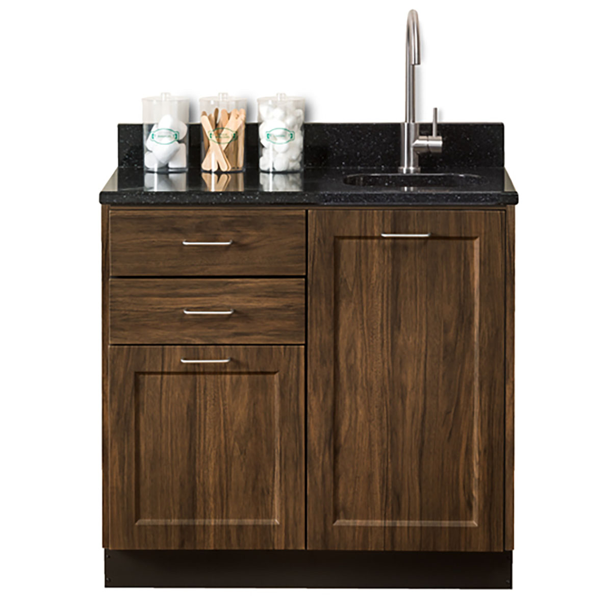 Clinton Fashion Finish Base Cabinet 2 Doors 2 Drawers 36