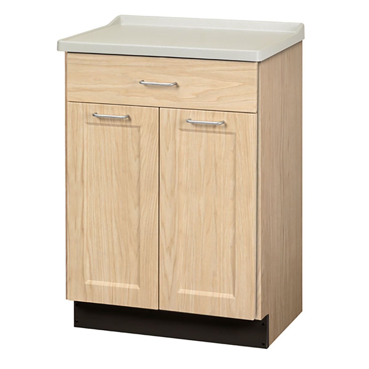 Clinton Fashion Finish Treatment Cabinet Molded Top 2 Doors 1 Drawer