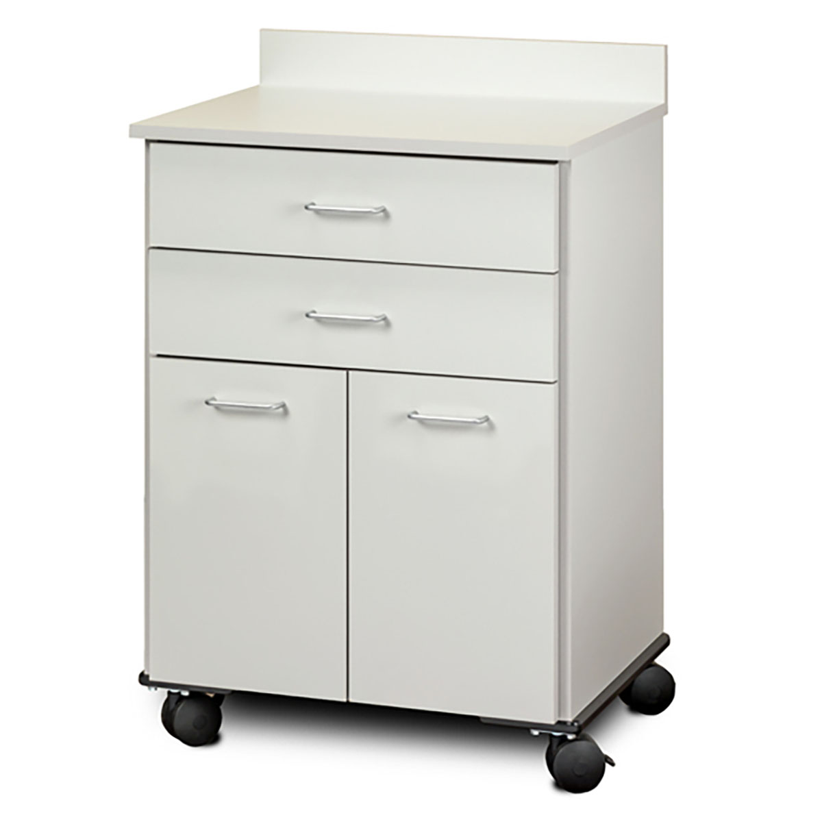 Clinton Mobile Treatment Cabinet 2 Doors 2 Drawers