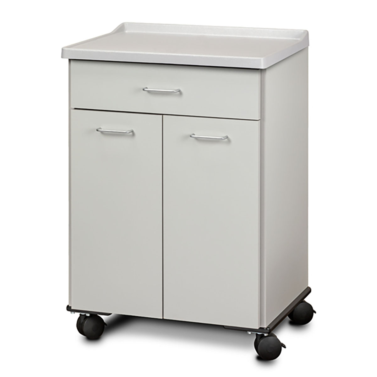 Clinton Mobile Treatment Cabinet Molded Top 2 Doors 1 Drawer