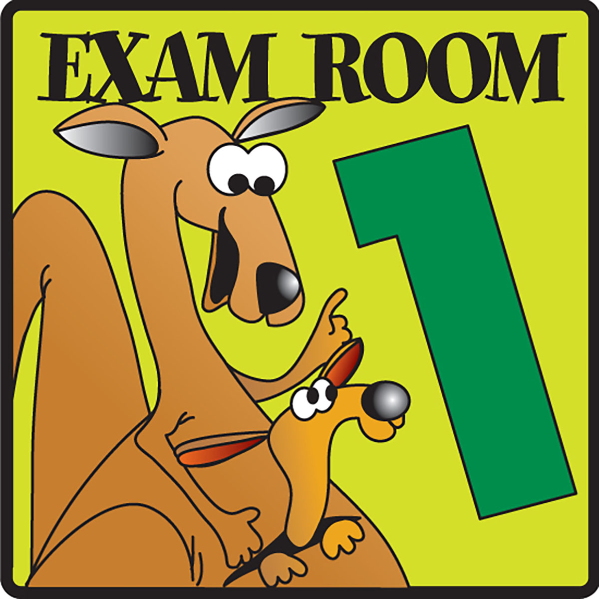 Clinton Exam Room 1 Sign