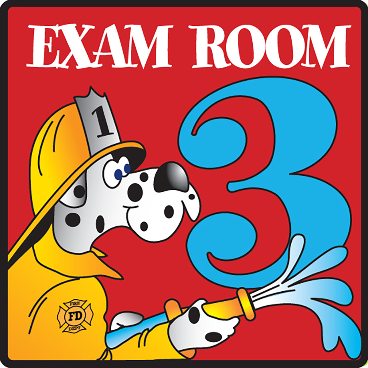 Clinton Exam Room 3 Sign