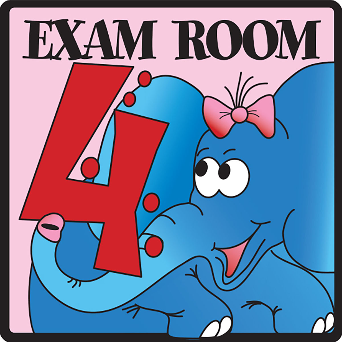 Clinton Exam Room 4 Sign