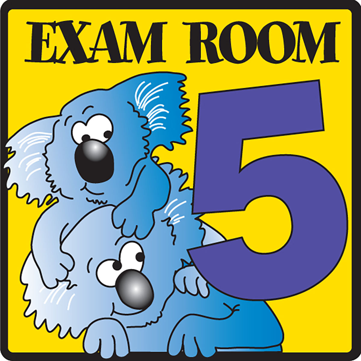 Clinton Exam Room 5 Sign