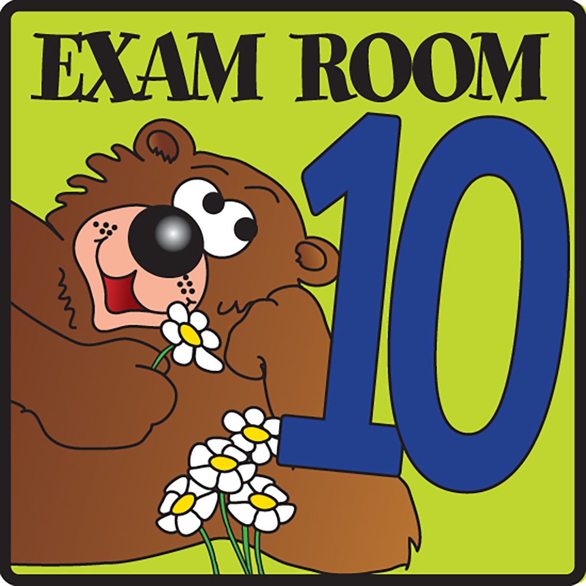 Clinton Exam Room 10 Sign