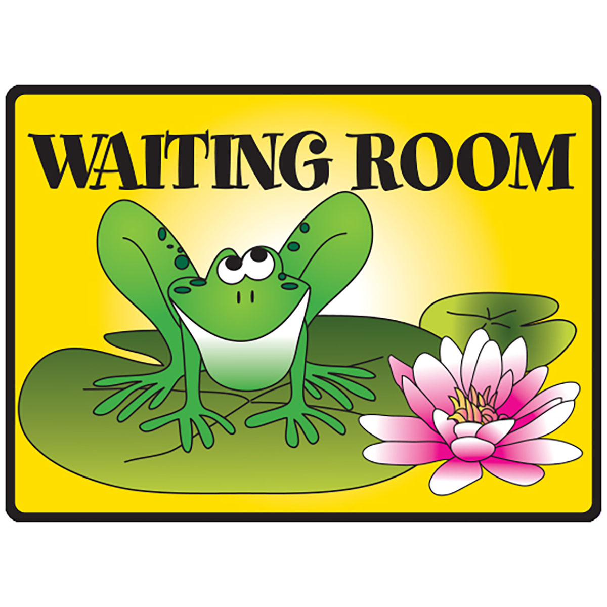 Clinton Waiting Room Sign