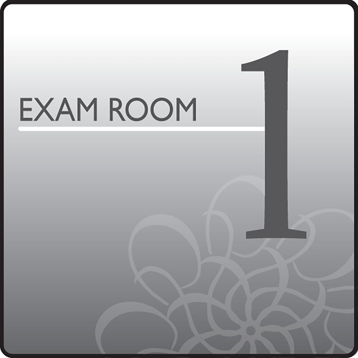 Clinton Standard Exam Room Sign 1